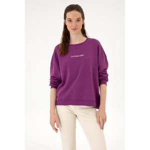 U.s. Polo Assn. Kadın Menekşe Sweatshirt 50313562-VR037