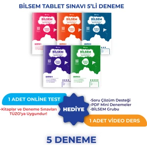 Bilsem Tablet Sınavı 5'li Deneme