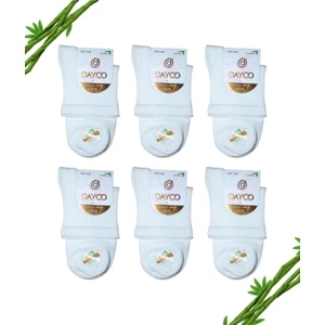 Premium Dikişsiz Kadın Bambu Y.  Konç Çorap 6'lı Set