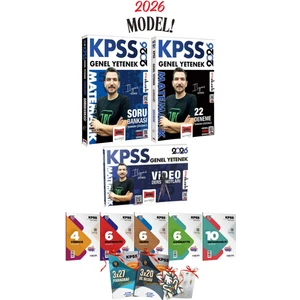 2026 Kpss Gygk Yargı Yayınları Ilyas Güneş Matematik Soru Bankası Video Ders Notlar ve 22 Deneme Set
