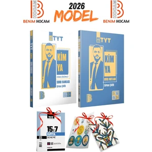 2026 Model Benim Hocam Tyt Kimya Soru Bankası ve Ders Notları Seti Görkem Şahin Branş Deneme Hediye