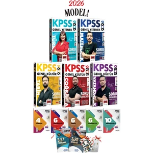 2026 Kpss Gygk Yargı Yayınları Tüm Dersler 5li Soru Bankası Seti ve 5li Branş Denemeleri Seti