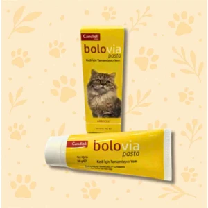 Bolo Via - Kediler Için Tüy Yummağı Giderici Malt Macun