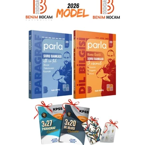 2026 Model Benim Hocam Tyt Kpss Msü Parla Paragraf ve Dil Bilgisi Soru Bankası Seti Kadir Gümüş