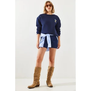 Kadın Nakışlı  Iplik Sweatshirt