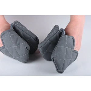 Crab Isıya Dayanıklı Kumaş Fırın Eldiveni 2’li | 15 Saniye 250°C Koruma | Silikon Içermez | Antrasit