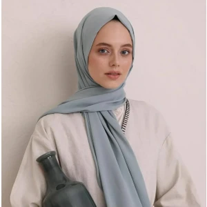 Fresco Scarfs Tesettür Hijab Medine Ipeği Şal Su Yeşili