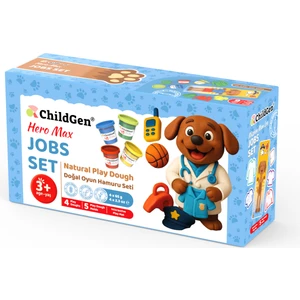 Doğal Oyun Hamuru Sevimli Patiler - Meslekler Set