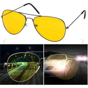 Anti Far Gece Görüş ve Güneş Gözlüğü Damla Model Gözlük