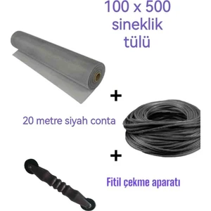 Fiberclass 100X500 Sıkıştırma Aparatı ve 20 mt Sıkıştırma Fitili