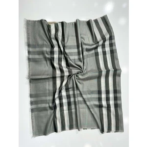 Burbery Ekose Şal Spor Saçak - 6