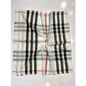 Burbery Ekose Şal Spor Saçak - 8