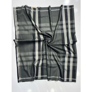 Burbery Ekose Şal Spor Saçak - 7