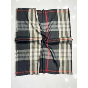 Burbery Ekose Şal Spor Saçak - 3