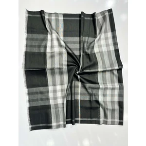 Burbery Ekose Şal Spor Saçak - 1