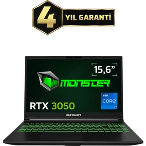 Abra A5 V20.6.6 Intel Core I7 13620H 8 GB Ram 500 GB SSD 4 GB Rtx 3050 Freedos 15,6" Fhd 144 Hz Taşınabilir Bilgisayar