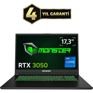 Abra A7 V15.3.6  Intel Core I5 13500H 8 GB Ram 500 GB SSD 6 GB Rtx 3050 Freedos 17,3" Fhd 144 Hz Oyun Bilgisayarı