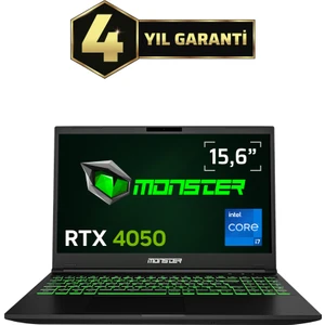 Abra A5 V20.7 Intel Core I7 13620H 16 GB Ram 500 GB SSD 6 GB Rtx 4050 Freedos 15,6" Fhd 165 Hz Oyun Bilgisayarı