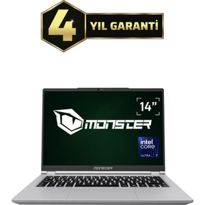 Huma H4 V6.1.6 Core Ultra 7 155H 8 GB Ram 500 GB SSD Intel Arc Graphics Freedos 14" Qhd 120Hz Taşınabilir Bilgisayar