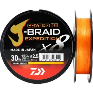 J-Braid Expedition 8b Smash Orange 150M Ip Misina