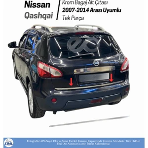 Ebal Oto Nissan Qashqai Krom Bagaj Alt Çıtası 2007-2014 P.çelik