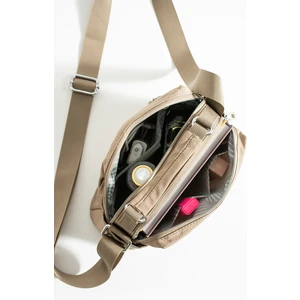 4010 Kadın Suya Dyk Paraşüt Kumaş Çapraz Askılı Küçük Boy El ve Omuz Çantası