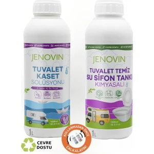 Sifon Temizliği Karavan & Tekne Tuvalet Wc Atık Kimyasalları Lavanta Kokulu 1L | Katı Atık Parçalama