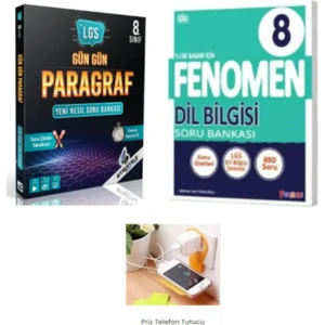 Fenomen Yayıncılık Strateji 8.sınıf Gün Gün Paragraf+ Fenomen Dilbilgisi Soru Bankası Set 2026 Lgs Priz Tutucu Hediye