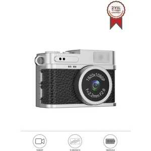 Cmr-35 Siyah Dijital Mini Cep Boy Anahtarlık 1080P Video Fotoğraf Makinesi Kamera