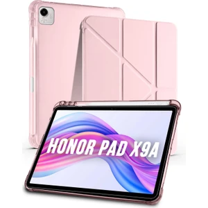 Honor Pad X9A Uyumlu Tri-Folding Kalem Bölmeli Uyku Modlu Akıllı Kılıf
