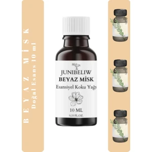 Esansiyel Uçucu Koku Yağı Buhurdanlık Yağı Difüzör Esansı Hobi Ortam Oda  Beyaz Misk 10ML