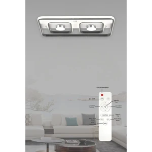 ESSLİGHT SANYA 60 CM PLAFONYER LED AVİZE 3 RENK IŞIK MODLU (BEYAZ SARI GÜN IŞIĞI) SALON OTURMA ODASI YATAK ODASI OFİS