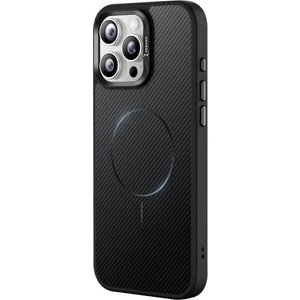 Apple iPhone 14 Pro Max Uyumlu Kılıf Zebana Neofiber Silikon Kılıf (Kablosuz Şarj) Siyah