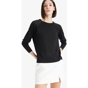 Regular Fit Bisiklet Yaka Basic Triko Kazak C6818AX25WN