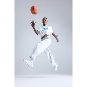 DeFactoFit Wide Leg Geniş Paça Şeritli Standart Boy Sporcu Pantolon E7719AX25AU