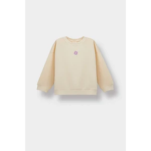 Kız Bebek Bisiklet Yaka Çiçekli Sweatshirt E8351A525AU