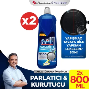 Bulaşık Makinesi Parlatıcı & Kurutucu Sıvı Limonlu 800 ml x2