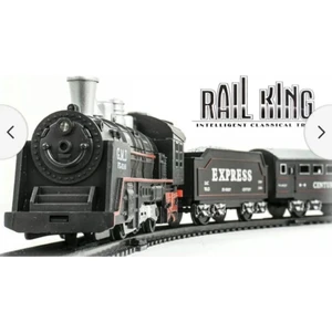 Brother Toys Pilli Işıklı Rayların Kralı Oyuncak Tren Seti Ekspres 13 Parça