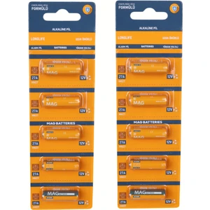 10 Adet 27A 12V Spesifik Pil 27A-C5 27A 12 Volt Alkalin Kısa Ince Kalem Alarm Kumandası Pili