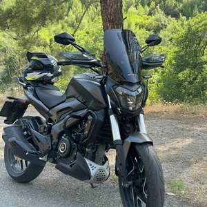 B1 Moto Bajaj Dominar 250 / 400 Uzun Siperlik Camı 2017-2024 Uyumlu-Füme