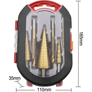 6 Parça Kademeli Matkap Ucu Seti