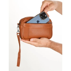 Erkek El Askılı Portföy Clutch El Çantası NEW256 - Taba