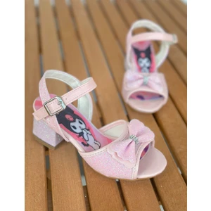 Çocuk Kuromi Topuklu Ayakkabı, Çocuk Kısa Topuklu Ayakkabı, Çocuk Abiye Ayakkabı