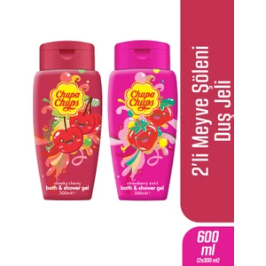 Chupa Chups Banyo ve Duş Jeli Kiraz ve Çilek 2X300ML