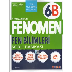 Fenomen 6.sınıf 6b Fen Bilimleri Soru Bankası