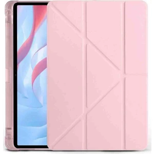 Honor Pad X9A Uyumlu 11.5" Fuchsia Trifolding Kalem Bölmeli Standlı Tablet Kılıfı