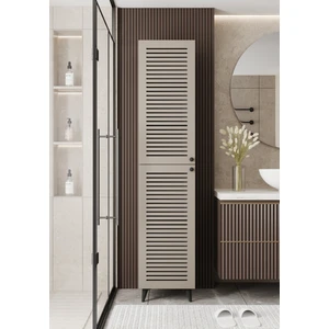 Lidya Panjur Kapaklı Mdf Banyo Dolabı- Kiler Dolabı- Mutfak Dolabı - Çok Amaçlı Saklama Dolabı