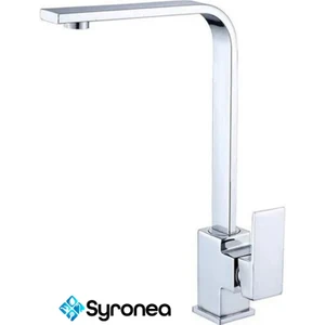 Square Kare Krom Mutfak Eviye Lavabo Bataryası Banyo Mutfak Musluk 360 Derece Döner Ağır Gövde