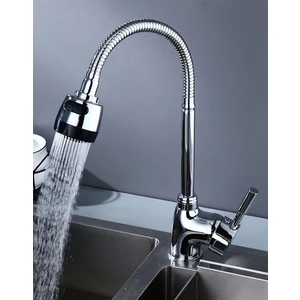 Esnek 2 Fonksiyonlu Başlıklı Armut Gövde Mutfak Evye Bataryası Aç Kapa Musluk