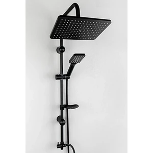 Siyah Dolina Robot Yağmurlama Tepe Duş Seti 2 Fonksiyonlu Yeni Nesil Duş Başlığı Seti